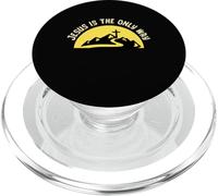 Jesús es el único Camino a través de la montaña Fe Cristiana PopSockets PopGrip para MagSafe