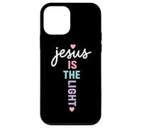 Jesús es la luz Cita Cristiana Dios adorador Biblia Carcasa para iPhone 12 Mini