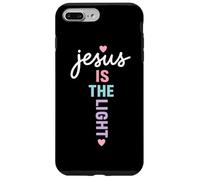 Jesús es la luz Cita Cristiana Dios adorador Biblia Carcasa para iPhone 7 Plus/8 Plus