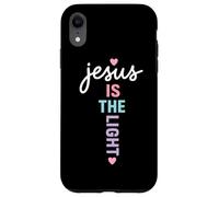 Jesús es la luz Cita Cristiana Dios adorador Biblia Carcasa para iPhone XR