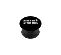 Jesús es la luz Déjalo Brillar Voy a Dejar Que Brille PopSockets PopGrip Adhesivo