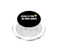 Jesús es la luz Déjalo Brillar Voy a Dejar Que Brille PopSockets PopGrip para MagSafe