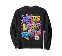Jesús es la luz del Mundo Juan 8:12 Biblia Cristiana Sudadera