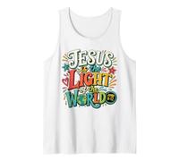 Jesús es la Luz del Mundo Juan 8:12 Camiseta sin Mangas