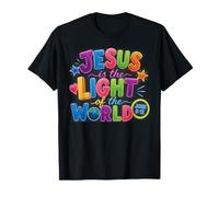 Jesús es la luz del Mundo Juan 8:12 Christian Camiseta