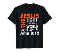 Jesús es la luz del Mundo Navidad Cristiana Camiseta