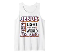 Jesús es la luz del Mundo Navidad Cristiana Camiseta sin Mangas