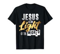 Jesús es la luz del mundo Regalo de las Escrituras inspiradoras Camiseta