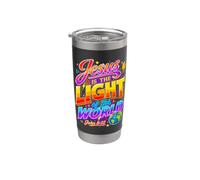 Jesús es la luz del mundo - Vacation Bible School Vaso térmico de acero inoxidable de doble pared