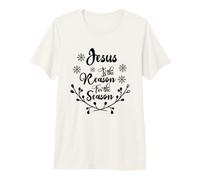 Jesús es la razón de la Temporada de Vacaciones de fe Cristiana Camiseta Premium