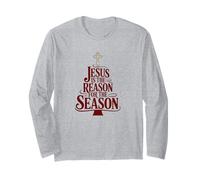 Jesús es la razón de la Temporada Navidad Manga Larga