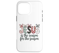 Jesús es la razón de la Temporada Navidad Navidad Carcasa para iPhone 16 Pro MAX