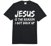 Jesús es la razón por la Que recuperé Creyente fe Cristiana Comfort Colors Adult Heavyweight T-Shirt