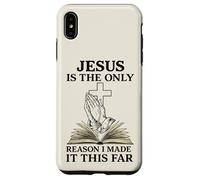Jesús es la única razón por la Que llegué Tan lejos Cita Religiosa Carcasa para iPhone XS MAX