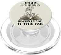 Jesús es la única razón por la Que llegué Tan lejos Cita Religiosa PopSockets PopGrip para MagSafe