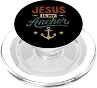 Jesús es mi Ancla - Vintage Christian Faith Religious PopSockets PopGrip para MagSafe