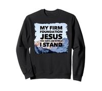 Jesús es mi Base Firme The Rock Christian Faith Sudadera