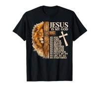 Jesús es mi Dios León de Judá Fe Cristiana Israelita Camiseta