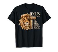 Jesús Es Mi Dios León de Judá Fe Cristiana Religiosa Camiseta