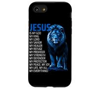 Jesús Es Mi Dios Mi Rey Mi Señor León Fe Cristiana Adoración Carcasa para iPhone SE (2020) / 7/8