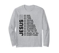 Jesús es mi Dios Mi Rey Mi Señor Mi Salvador Mi Todo Manga Larga