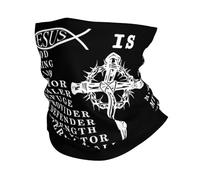 Jesús Es Mi Dios, Mi Rey, Mi Señor, Mi Salvador Religión Blanca Unisex Snood Multifunción Bandana Elástica Braga De Cuello para Moto Deportes Esquí Ciclismo
