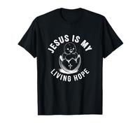 Jesús es mi esperanza viviente Chick Dios Fe Jesús Camiseta