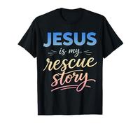Jesús es mi Historia de Rescate Biblia de fe Cristiana Camiseta