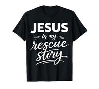 Jesús es mi Historia de Rescate Biblia de fe Cristiana Camiseta