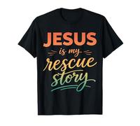 Jesús es mi Historia de Rescate Biblia de fe Cristiana Camiseta
