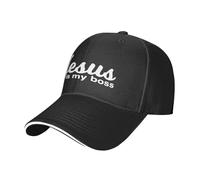 Jesús Es Mi Jefe Unisex Gorra Trucker Clásico Gorras Hip Hop Resistente Gorra De Béisbol para Senderismo Running Deporte