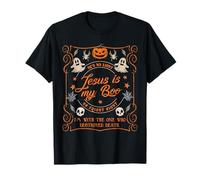 Jesús es mi libro Él es mi luz en la noche del miedo de Halloween Camiseta