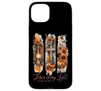 Jesús es mi luz Juan 8:12 Cruz Calabaza Carcasa para iPhone 15 Plus