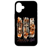 Jesús es mi luz Juan 8:12 Cruz Calabaza Carcasa para iPhone 16 Plus