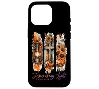 Jesús es mi luz Juan 8:12 Cruz Calabaza Carcasa para iPhone 16 Pro