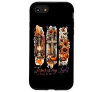 Jesús es mi luz Juan 8:12 Cruz Calabaza Carcasa para iPhone SE (2020) / 7/8