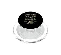 Jesús es mi Mejor Amigo Fe Cristiana Adoración Religiosa PopSockets PopGrip para MagSafe