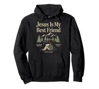 Jesús es mi Mejor Amigo Fe Cristiana Adoración Religiosa Sudadera con Capucha