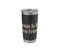 Jesús es mi mejor amigo Fe cristiana Adoración religiosa Vaso térmico de acero inoxidable de doble pared