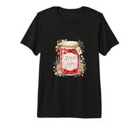 Jesús es mi Mermelada Fresa Fe Cristiana Adoración a Dios Camiseta Premium