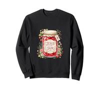 Jesús es mi Mermelada Fresa Fe Cristiana Adoración a Dios Sudadera