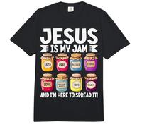 Jesús es mi Mermelada y Estoy aquí para difundirla Divertido Juego de Palabras Faith Comfort Colors Adult Heavyweight T-Shirt
