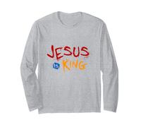 Jesús es mi Rey - Biblia Historia Real Jesús Feliz Manga Larga