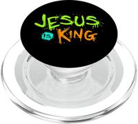 Jesús es mi Rey - Biblia Historia Real Jesús Feliz PopSockets PopGrip para MagSafe