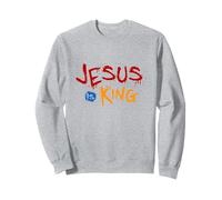 Jesús es mi Rey - Biblia Historia Real Jesús Feliz Sudadera