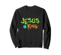 Jesús es mi Rey - Biblia Historia Real Jesús Feliz Sudadera