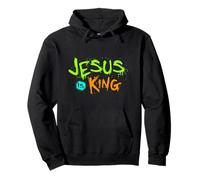 Jesús es mi Rey - Biblia Historia Real Jesús Feliz Sudadera con Capucha