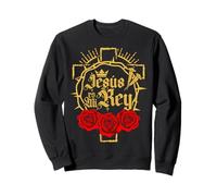 Jesus Es Mi Rey, Roca Y Mi Fortaleza, Bible Verse Sayings Sudadera