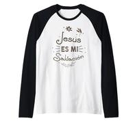 Jesús Es Mi Salvación Camiseta Manga Raglan