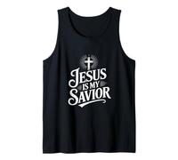Jesús es mi Salvador Cristiano Camiseta sin Mangas